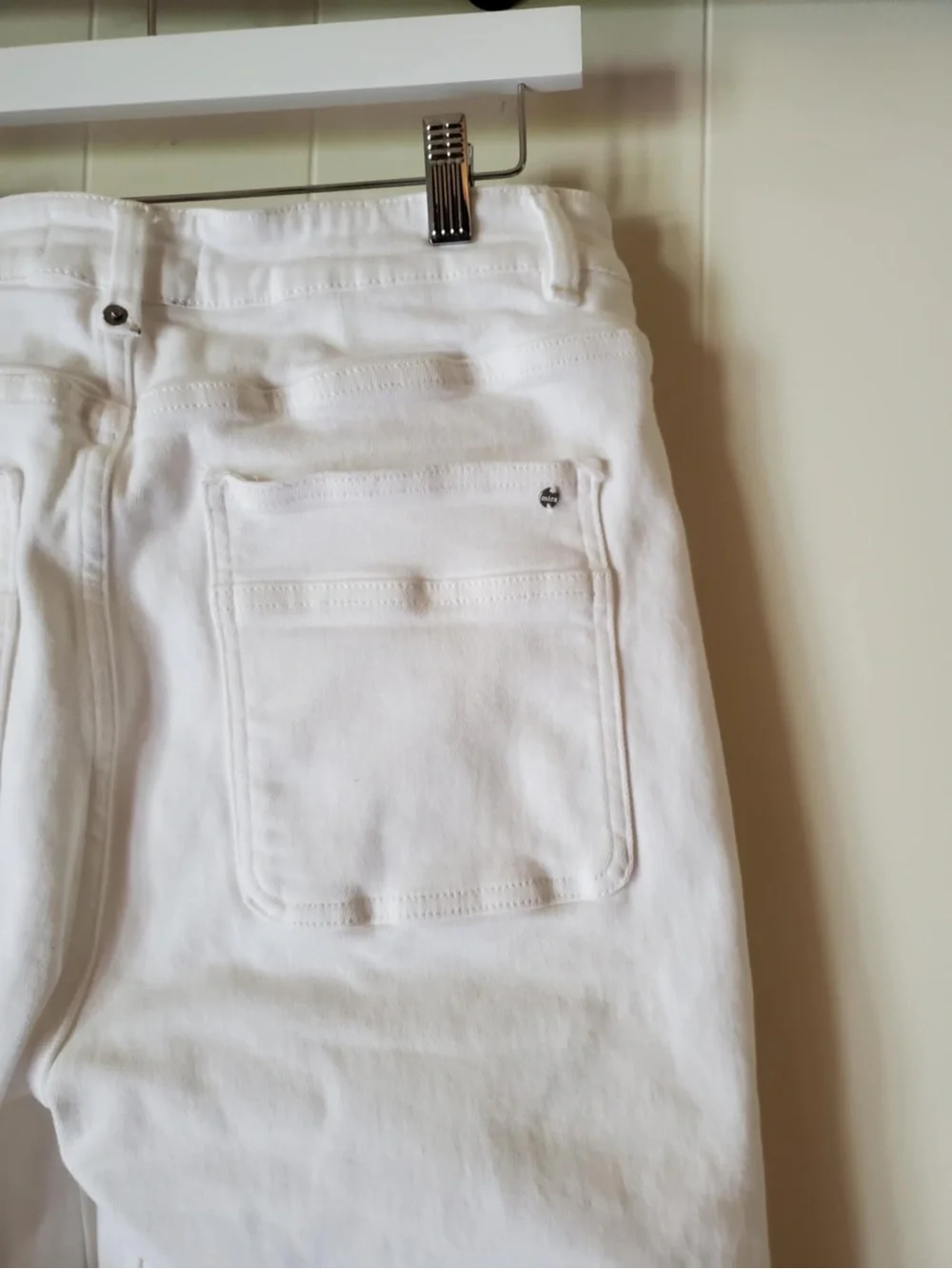 Mica Los Angeles White Wide Leg Jeans Size 31